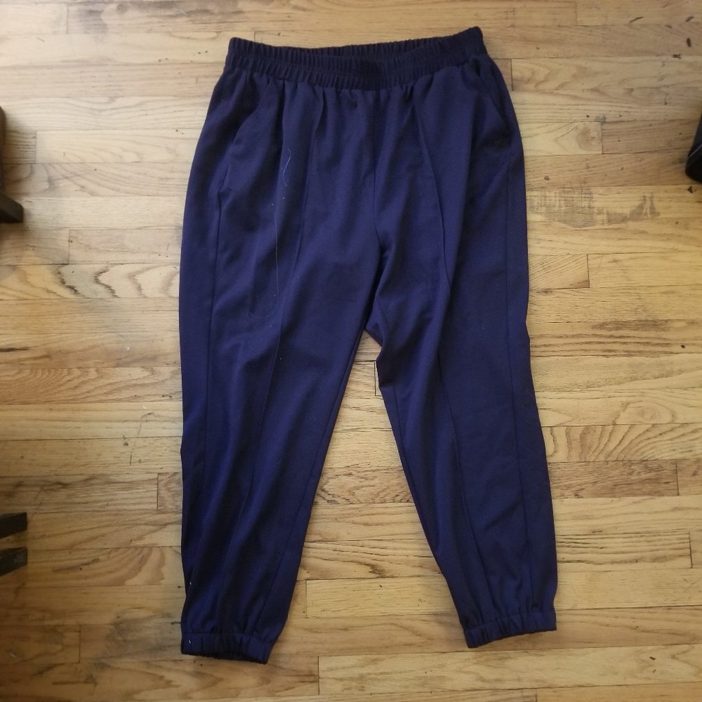 Universal Standard Mock Twill Jogger/Work Pant S (14-16) NAVY